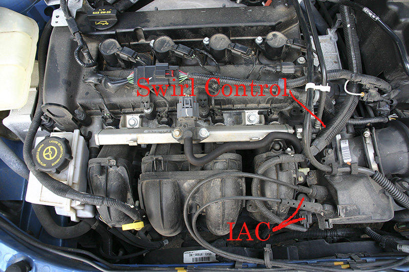 2004 Ford focus idle air control valve location #8